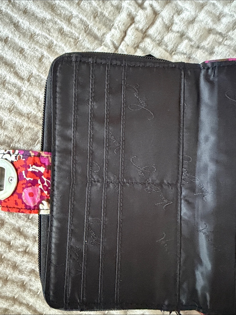 NWOT Vera Bradley Rosewood Turnlock Wallet - Picture 7 of 12